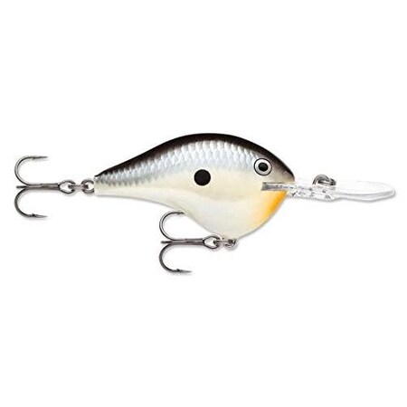 Rapala Dt 08, Balsa, 2 38 Oz, Running Depth 8', Vmc 5 Trebles, Penguin DT08PNGN